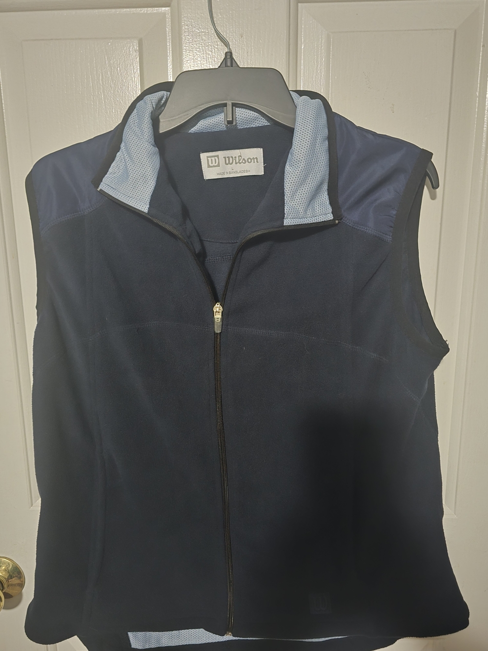 Wilson Women's Navy Vest with Light Blue Accents